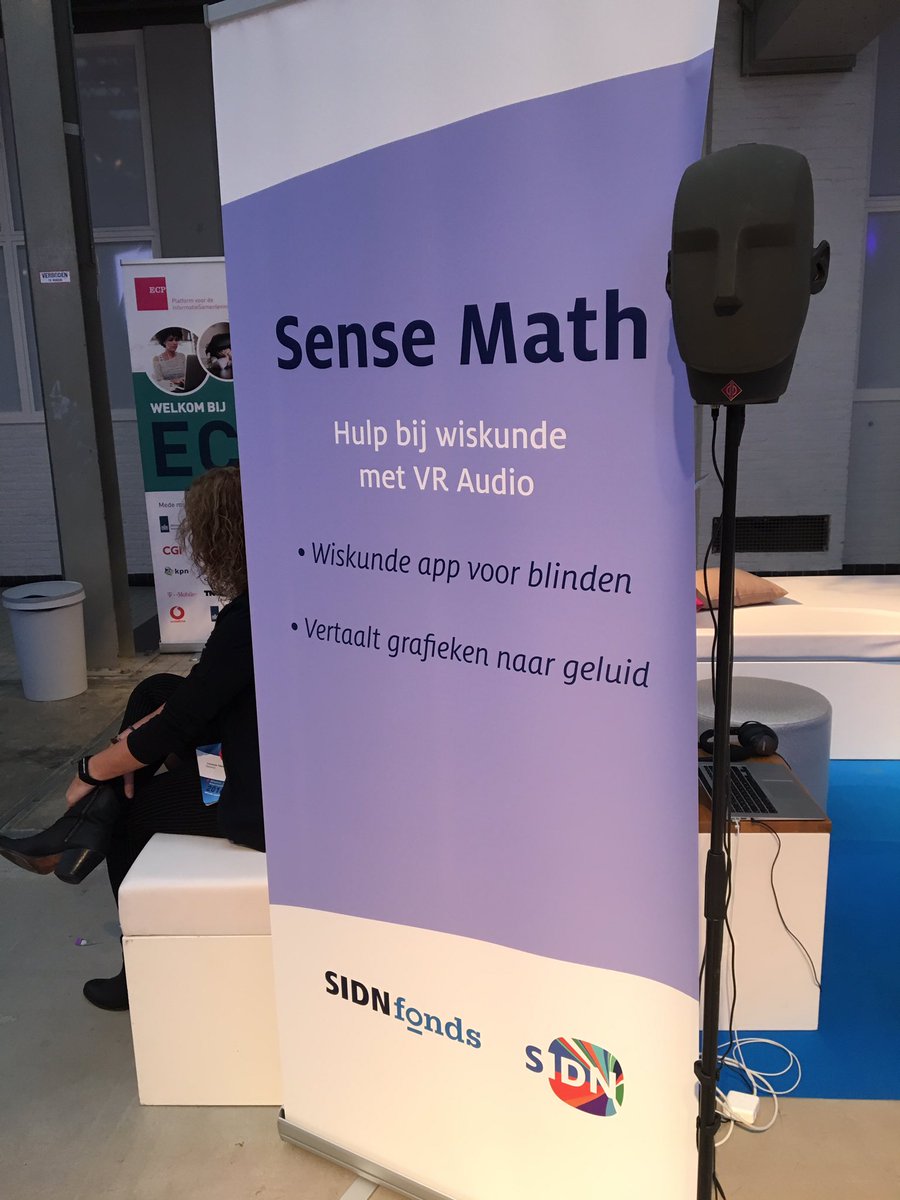 3DHenk's tweet photo. Thank you @SIDN ! For the stand @bigorangemusic at #JaarcongresECP. And spying new tech @TNO_nieuws #VR #binaural #3Daudio https://t.co/ZmTo8qk9pE