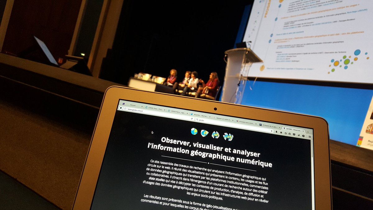 CRIGEPACA's tweet photo. #DynReg2016 conf. "Observer circulation données géo pr anticiper les usages"
Acte II: #GeObs, travaux sur #IDG @CNRS https://t.co/iUdFUpxWHQ https://t.co/0jxSMHCr7P