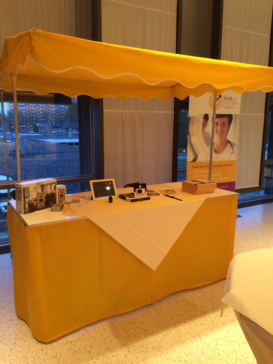 Het kraampje van het Huis van Morgen is aanwezig op de E-Health workshop in het Bravis ziekenhuis Bergen op Zoom #CIC