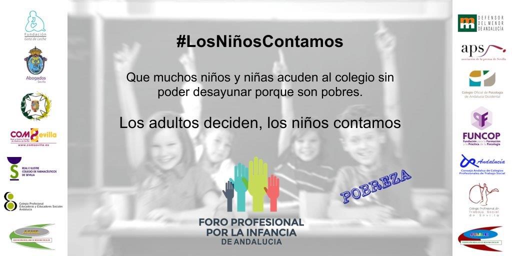 Que todos los niños dispongan de una alimentación adecuada. #LosNiñosContamos #DíaDeLaInfancia #20N #Pobreza
