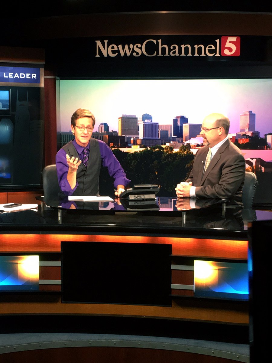 MidTnElectric's tweet photo. #MTEMC President &amp; CEO Chris Jones was on @NC5 today with @NC5_NickBeres to talk about #SharingChange. https://t.co/5hsGq21joI