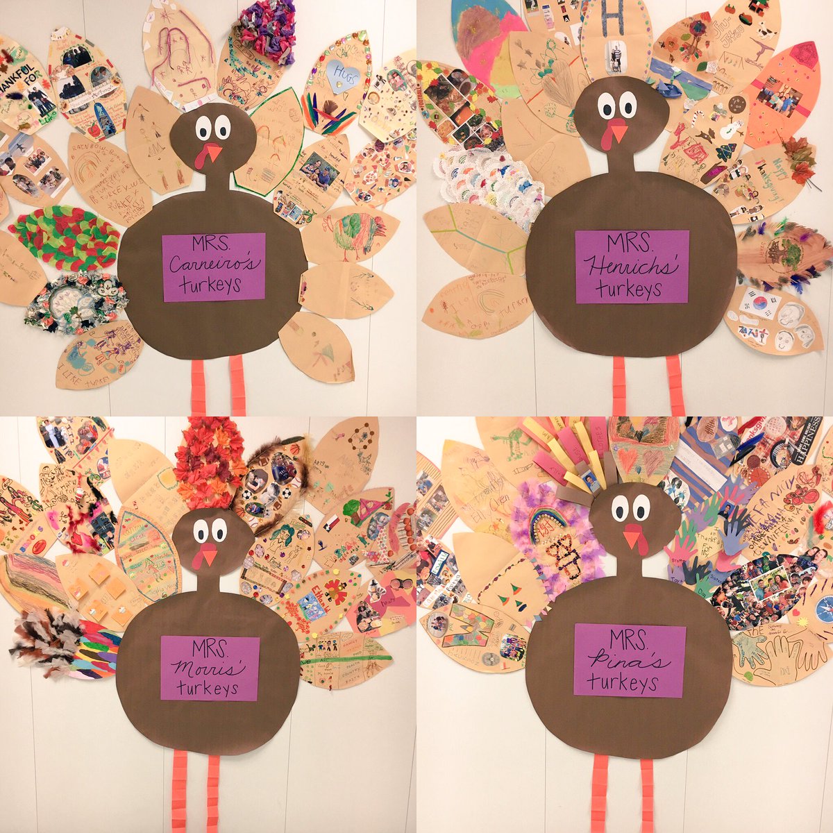 CCE Kindergarten Turkeys!