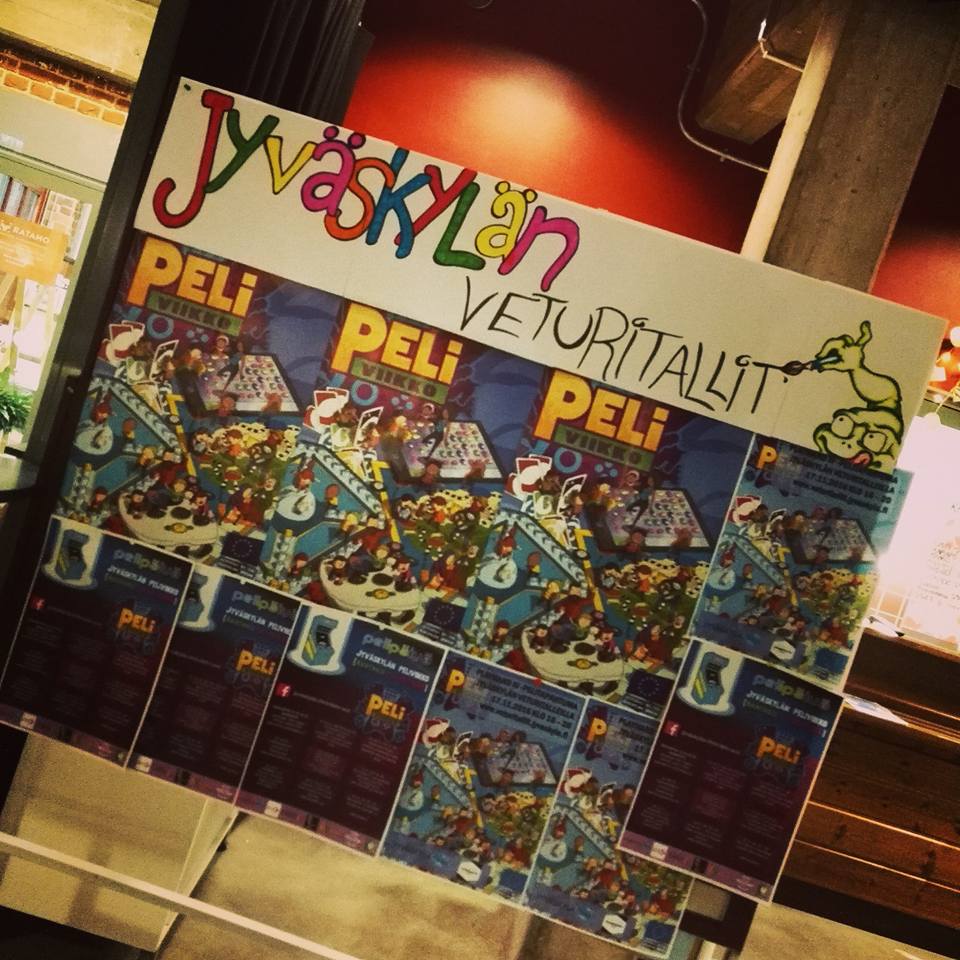 miialyyra's tweet photo. Tältä näytti Jyväskylän Veturitallien pelipäivä. #peliviikko #gameonjkl #jyväskylä https://t.co/v3mRdisLlP