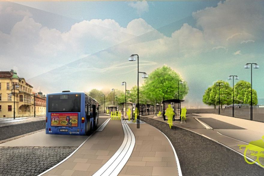 wikblom's tweet photo. Snart start för ombyggnation av stationsområdet i #skövde där vi går mot ett mer inkluderade område för alla trafikslag. #utvecklaskövde https://t.co/F6zhMCFlGY