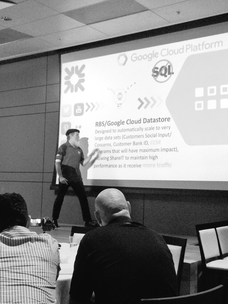 clare1208's tweet photo. An 'energetic' pitch from #ShareIt at the @RBS #Fintackathon #bankofapis #GEW2016 #GoDo https://t.co/R9V8p1kxPR