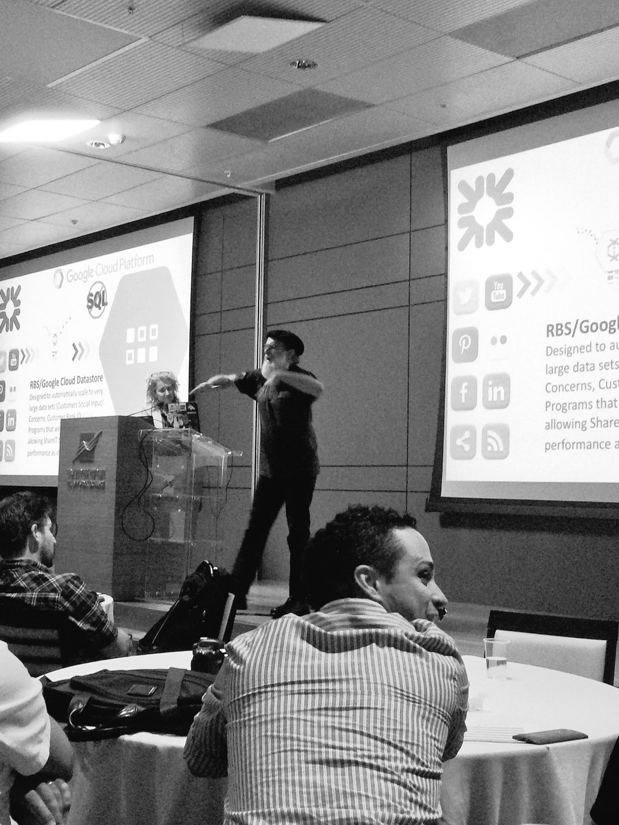 clare1208's tweet photo. An 'energetic' pitch from #ShareIt at the @RBS #Fintackathon #bankofapis #GEW2016 #GoDo https://t.co/R9V8p1kxPR