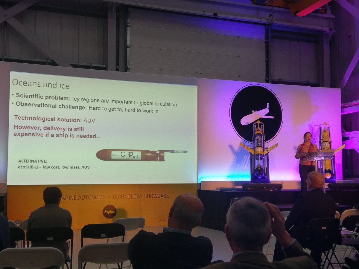 planet_ocean's tweet photo. @EleanorFrajka presenting plans for exciting & innovative polar science with ecoSUBu5 & @unisouthampton's UAV Spotter #MATS16 @NOCnews https://t.co/AWKqj5TMmw