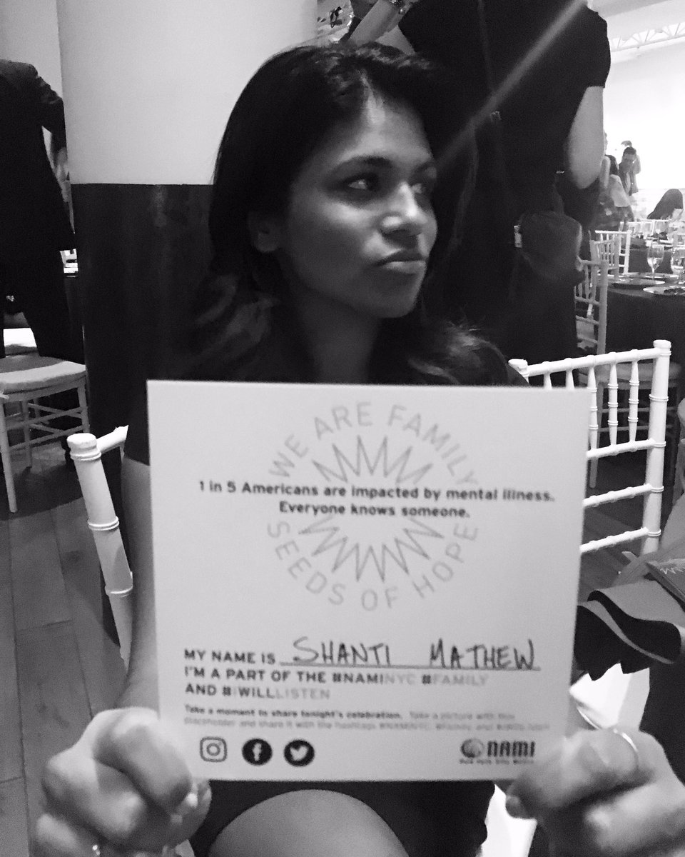 Shanti Mathew 1 5 Americans Grateful To Support Naminyc An Org That Has Blessed My Journey 16 Gala To Honor Courage Fight Stigma Iwilllisten T Co Ehdywymx3n Shanti Mathew 1 5 Americans Grateful To Support Naminyc An Org That Has Blessed My Journey 16 Gala To Honor Courage Fight Stigma Iwilllisten T Co Ehdywymx3n