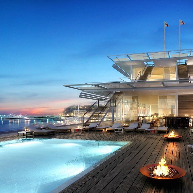 DBOXglobal's tweet photo. @fosterandpartners #yachtclub #pool #cgi #dboxcgi #dbox2008 #dboxcreative #sunset #twilight https://t.co/WWcKqG9TlN https://t.co/M9TexJ91uS