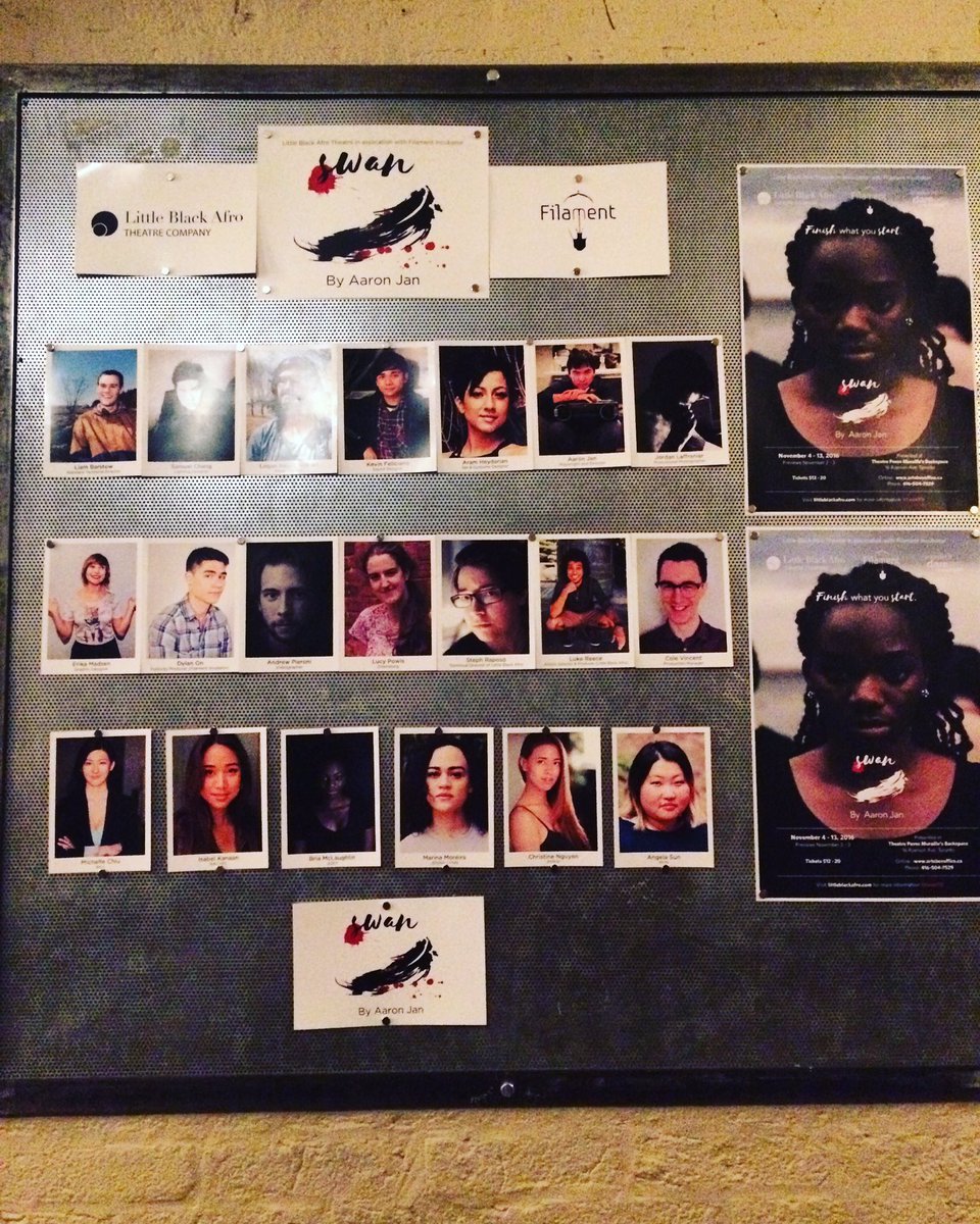 LittleBlackAfro's tweet photo. #Throwback to when our beautiful faces were displayed @beyondwallsTPM for #SwanTO ❤️😁 #tbt https://t.co/fVMHRo1Y56