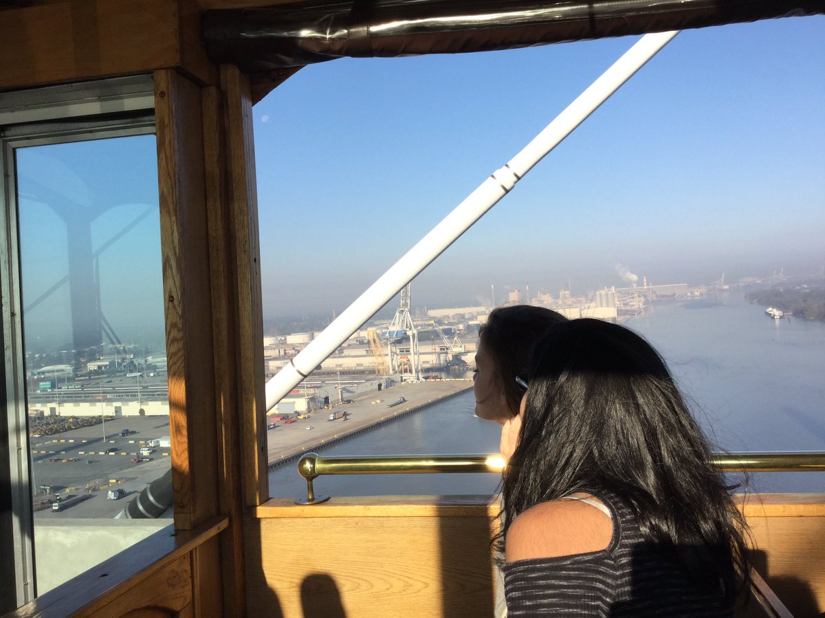 brownatwbms's tweet photo. Tram tour - 2nd largest port on east coast. NY and NJ combine for largest #SGT16 #webbbridge https://t.co/t6Fb4ygupC