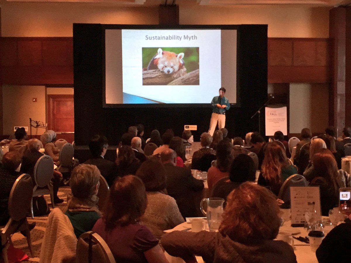 Generocity's tweet photo. .@Nonprofitwballs on the sustainability myth: If funders want the social sector to be sustainable, they need to sustain it $$$ #PNfallcon16 https://t.co/OwjB32YSgG