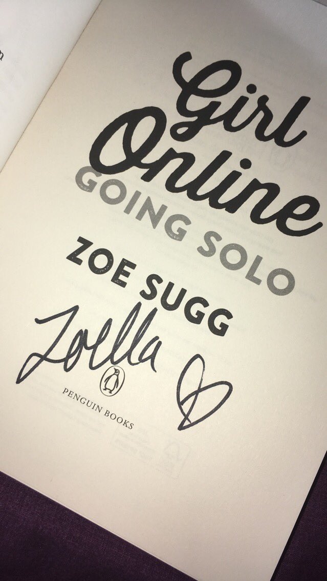 _caitlinrees's tweet image. Sooo happy☺️🎉 #GirlOnlineGoingSolo @Zoella