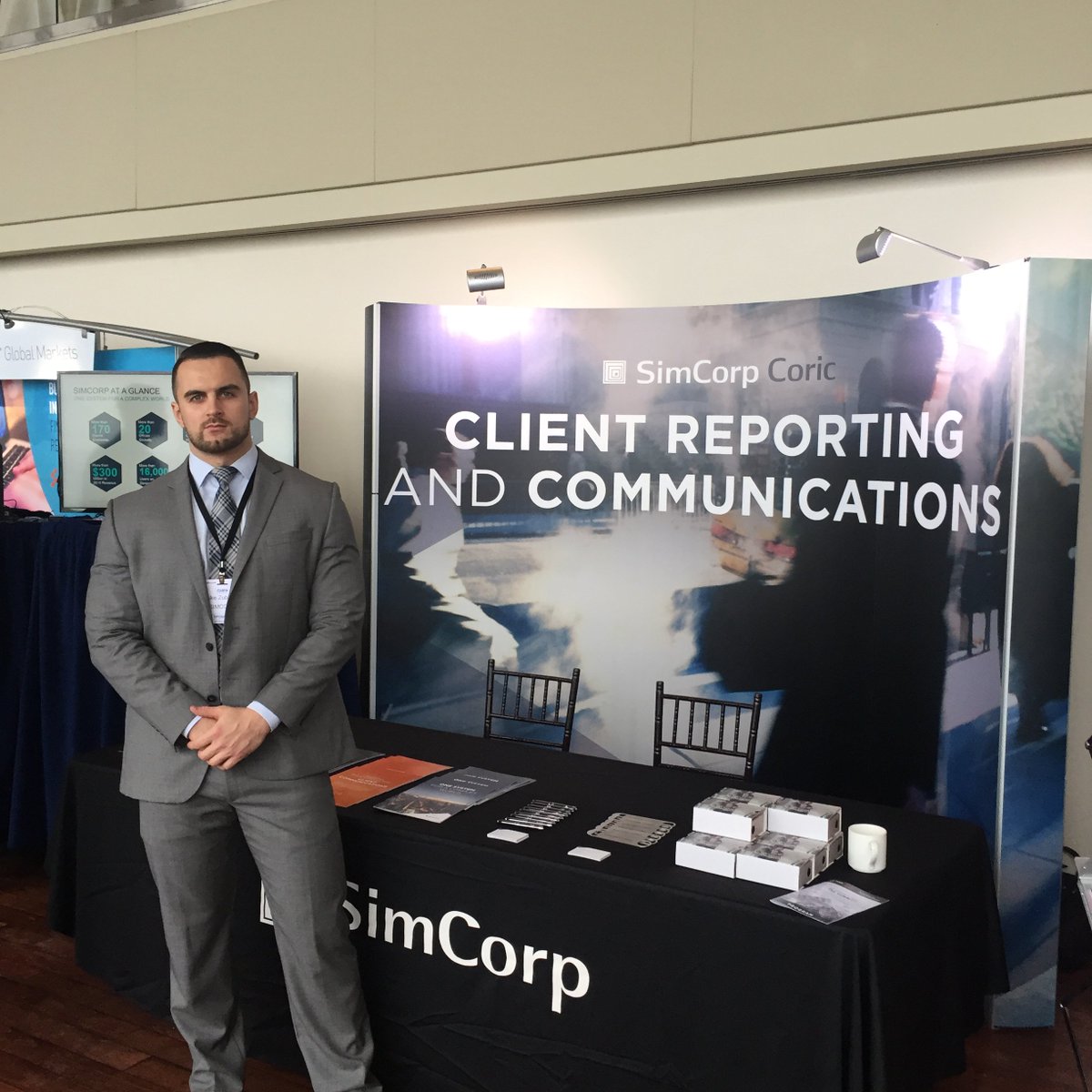 SimCorp's tweet photo. @TSAMbuyside thanks for a great event yesterday and all those who stopped by our booth yesterday #TSAM2016 https://t.co/CV2EolE7FF