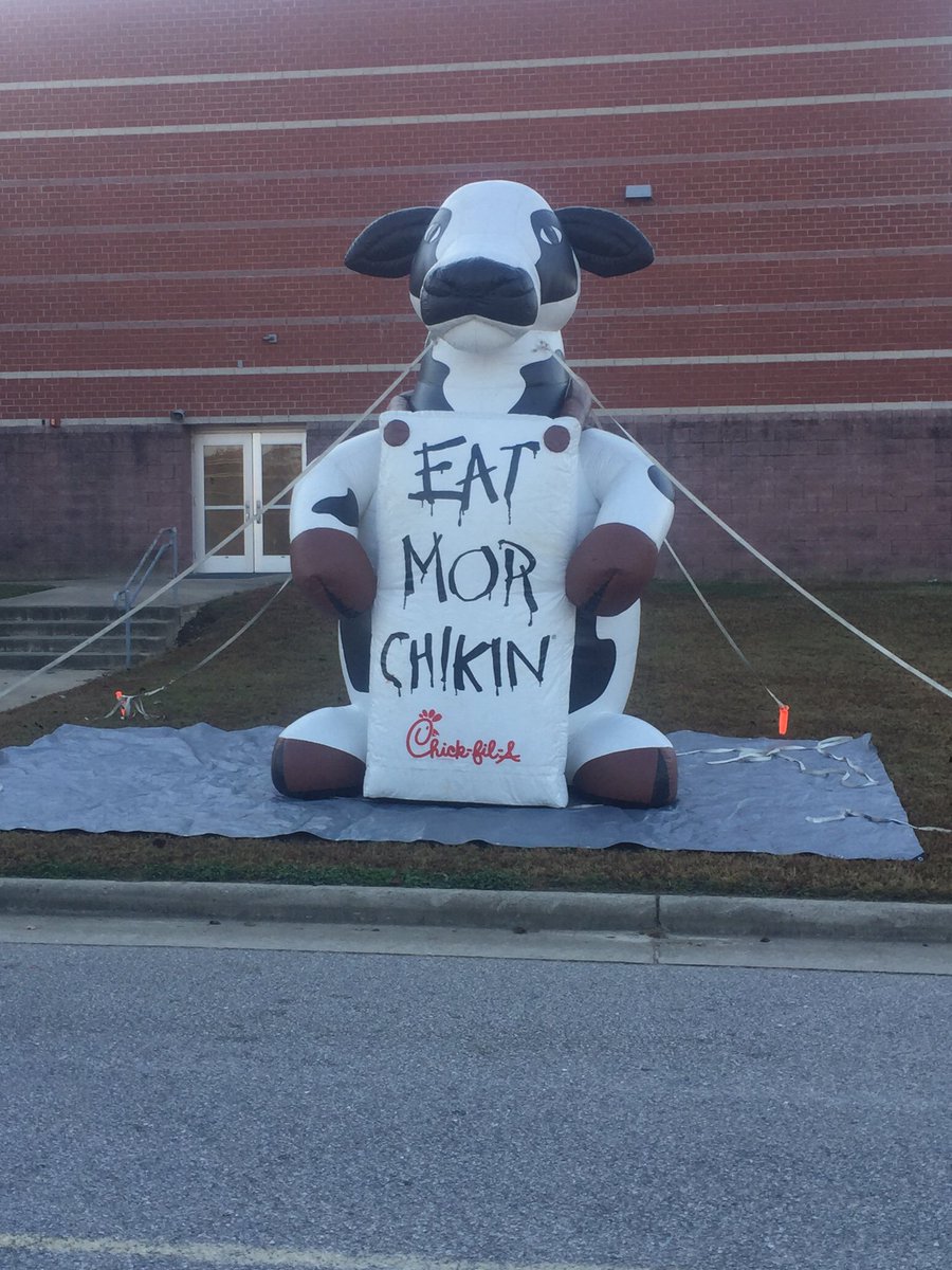 SFMSwildcatway's tweet photo. Did you see our visitor today? Springfield Middle School  tonight from 5pm-8pm at Chick-fil-A in Wilson! https://t.co/VfZXvYUnFE
