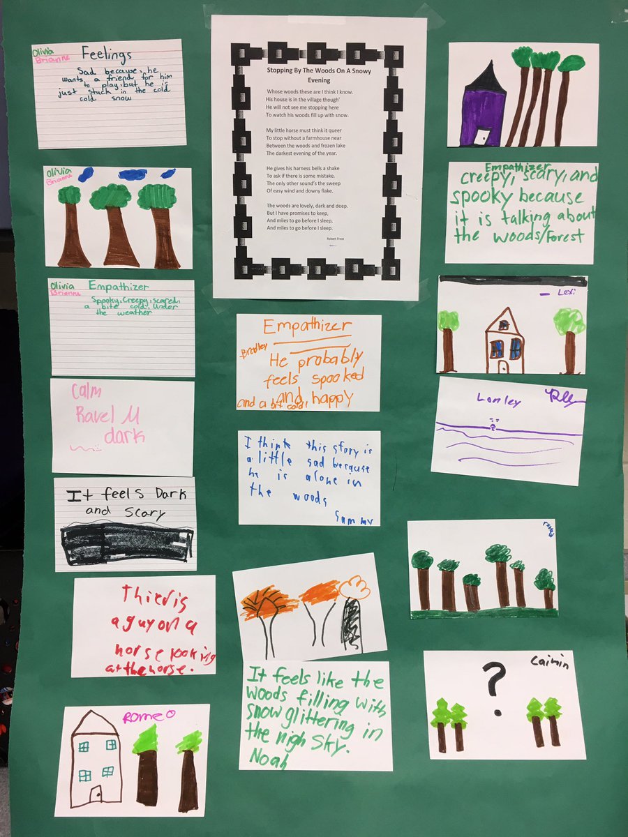 AmandaStrickler's tweet photo. They rocked this! Now they are on a scavenger hunt in the poems for figurative language. #makelearningfun #bhsd38 @michelledzik https://t.co/feVsOIAuwi