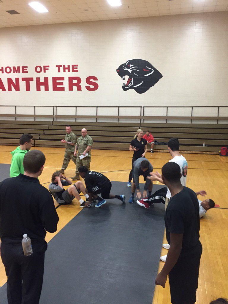 Players competing in the US Army challenge...thanks to the US Army