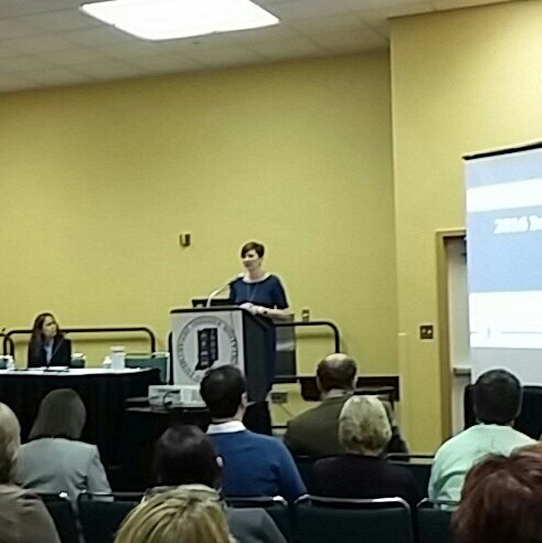 PortsofIndiana's tweet photo. Brandye Hendrickson, @INDOT Commissioner leads a breakout session at #INLogisticsSummit https://t.co/wOMYDVGbtN