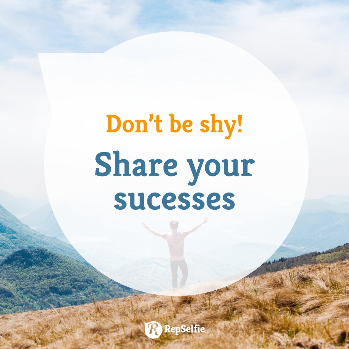 RepSelfie's tweet photo. There is too much negative #news and #content in the world. Let’s start filling it with #positive content and start with your successes! https://t.co/v83y8uo25O