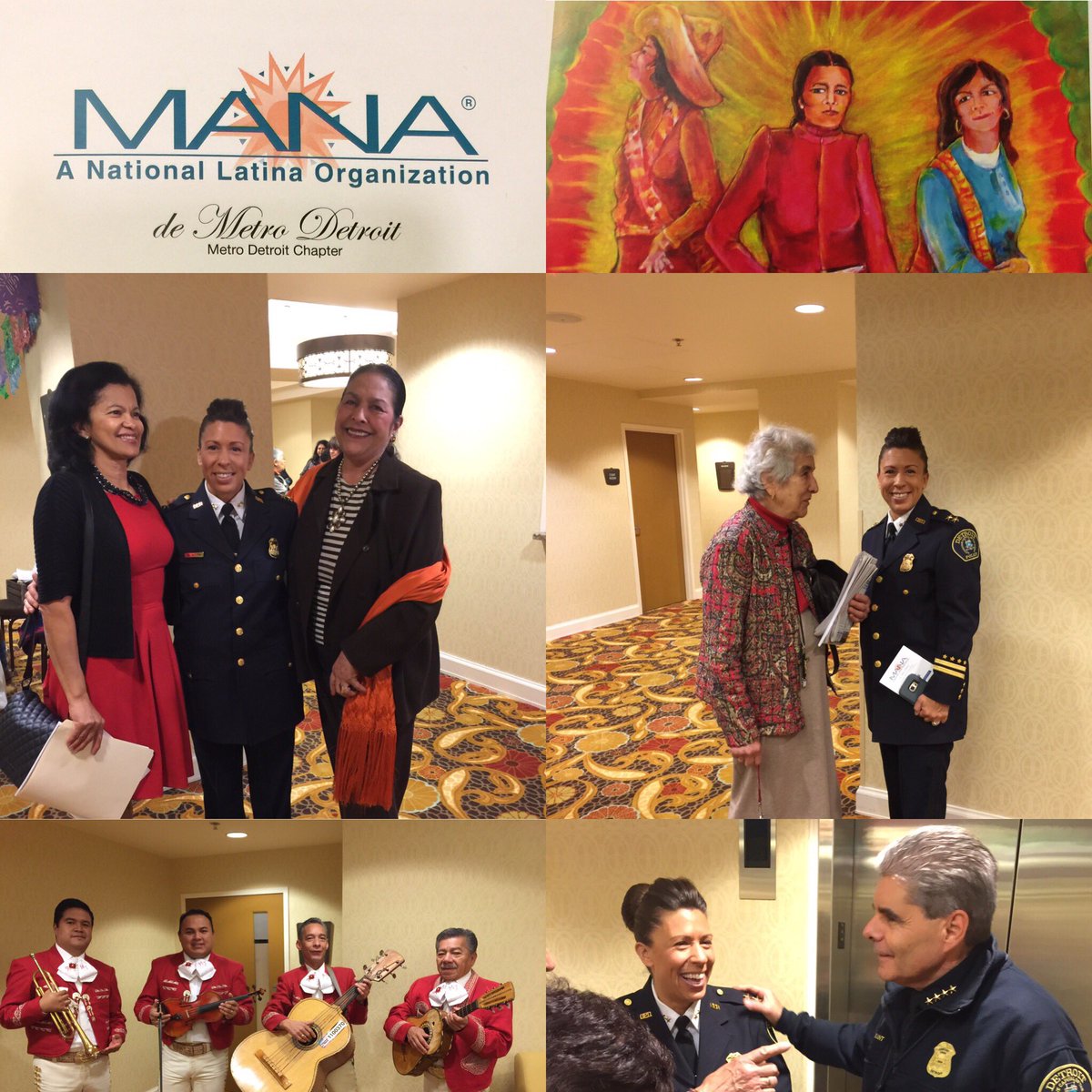 detroitpolice's tweet photo. Commander Whitney Walton of the DPD's 4th PCT to be awarded the "Adelita" award by the MANA Organization #1Detroit https://t.co/eQCKPOymzh