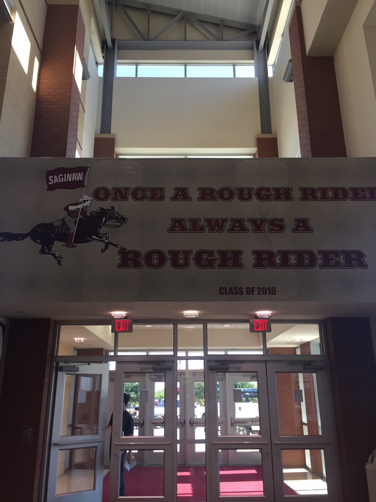 saginawhstx's tweet photo. Thanks Class of 2016 for your gift. The prints look awesome! Once a Rough Rider Always a Rough Rider! @EMSISD #wersaginaw @danabarnesEdD https://t.co/a5iP0mSHnd