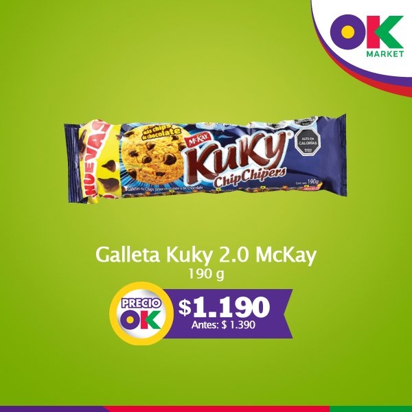 Necesito un golpe de energía, y algo rico... ¡Ya sé! Vamos al OK Market por unos dulcecitos 🙊Del 01/11 al 30/11 okmarket.cl/catalogo