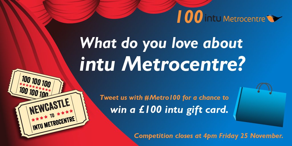 StagecoachNE's tweet photo. Fancy winning £100 @intuMetrocentre vouchers? Enter our #Metro100 Competition!!! https://t.co/A3eQ4jVJkX