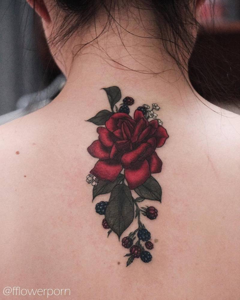 Small Tattoos On Twitter Red Rose Tattoo The Upper Back Small Tattoos On Twitter Red Rose Tattoo The Upper Back