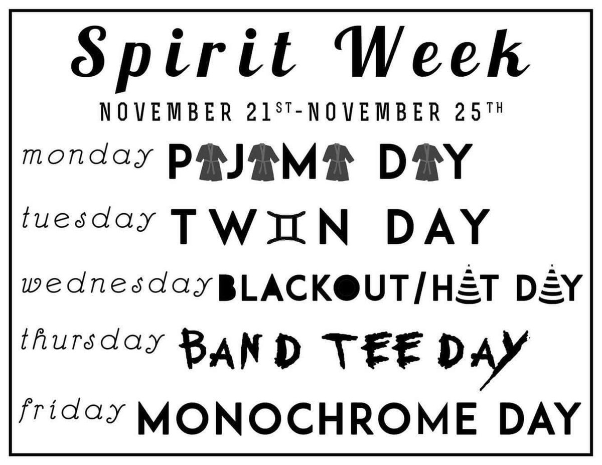 ltsstuco's tweet image. NEXT WEEK IS SPIRIT WEEK!!! show your school spirit and dress up!🐾🐾