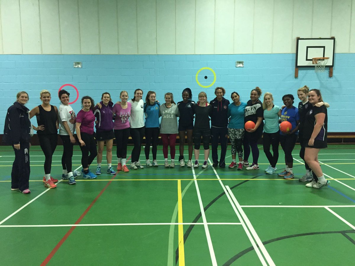 Tonight we had an England player take our training session! Thanks <a href="/serenabob/">Serena Kersten - MBE</a>  for a great session tonight! #netball #englandnetball