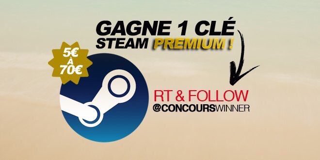 ConcoursWinner's tweet image. 💥 #CONCOURS💥

🔥 Gagne ton jeu Steam Premium (5€-70€) 🔥

🎁 RT &amp;amp; Follow @ConcoursWinner + @DipreeHD 🎁

🍀 TAS : 25/11 🍀 #steam #giveaway
