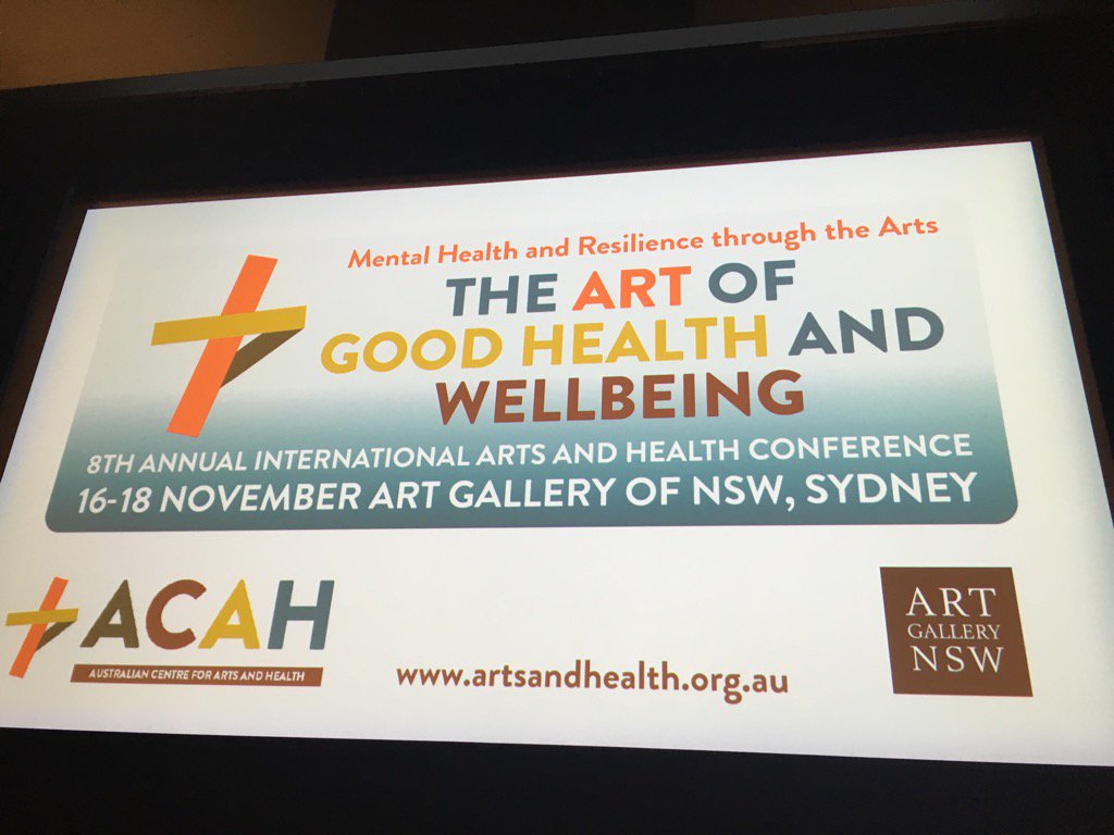 Speaking at the 8th Annual International Arts &amp; Health Conference <a href="/ArtGalleryofNSW/">Art Gallery NSW</a> <a href="/troygrant/">Hon. Troy Grant</a>