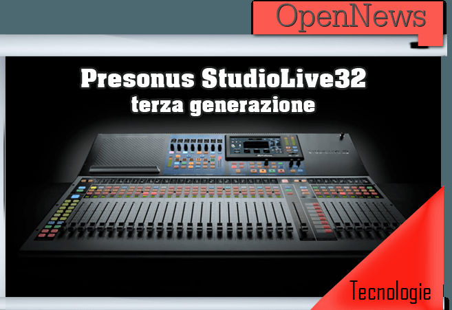 OpenMusicFree's tweet photo. Presonus StudioLive32 Mixer digitale di terza generazione, “OpenNews” https://t.co/8mTAgrT5UH https://t.co/C6xg5rWzIj