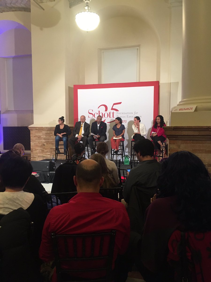 sarahzuck's tweet photo. So much wisdom and vision at #addressingracism @SchottFound #schott25 https://t.co/IRs0NrkNg6