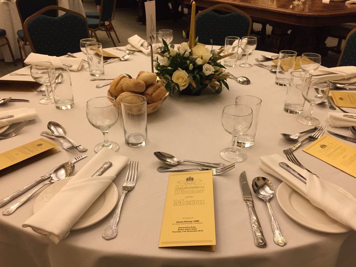 PercivalsPTC's tweet photo. All set up for the arrival of @JasonKenny107 at his Celebration Dinner by @PercivalsPTC #diningwiththestars https://t.co/7wANz75QB8