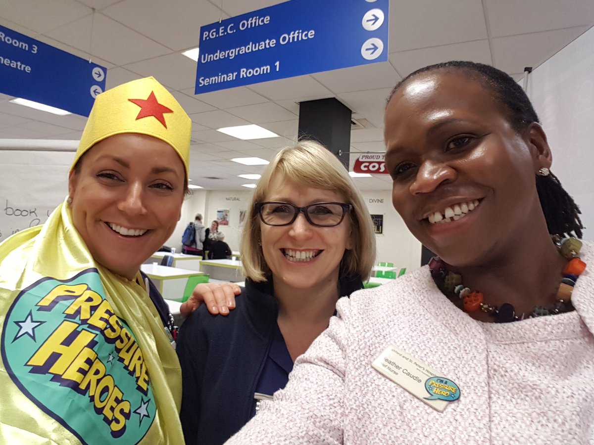 Just bumped into a couple of the many <a href="/ASPHFT/">Ashford & St Peter's</a> superheroes. Go <a href="/TVNteamASPHFT/">TV Team ASPH</a>!