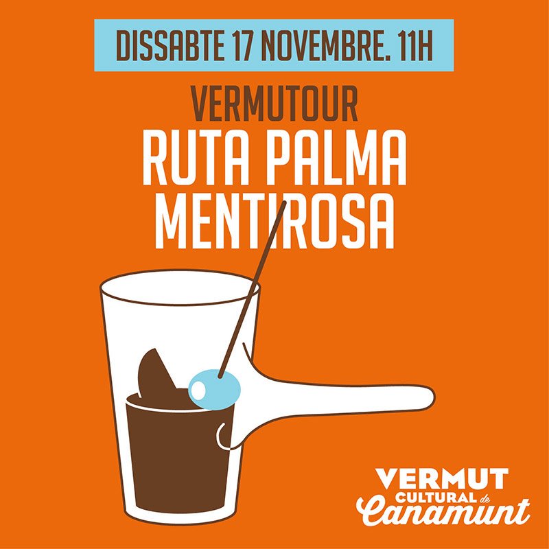 VermutCanamunt's tweet photo. Dissabte 19, 11h. Vermutour Ruta Palma Mentirosa... Qui diu mentides? Apunta't al FB de Mallorca Insólita https://t.co/lfnhpsigYO