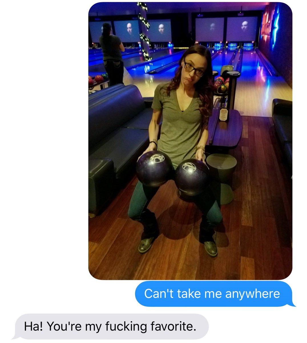 baebaedre's tweet photo. When you show him your weird and he actually likes it https://t.co/z21drmIwLY