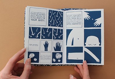 ccchangemakers's tweet photo. A Bronze winner of our awards @CatherineHood21 tackles anxiety with an illustrated #mindfulness guide @AUBSU https://t.co/8Tinu5lgw4 https://t.co/IshBRfo2SC