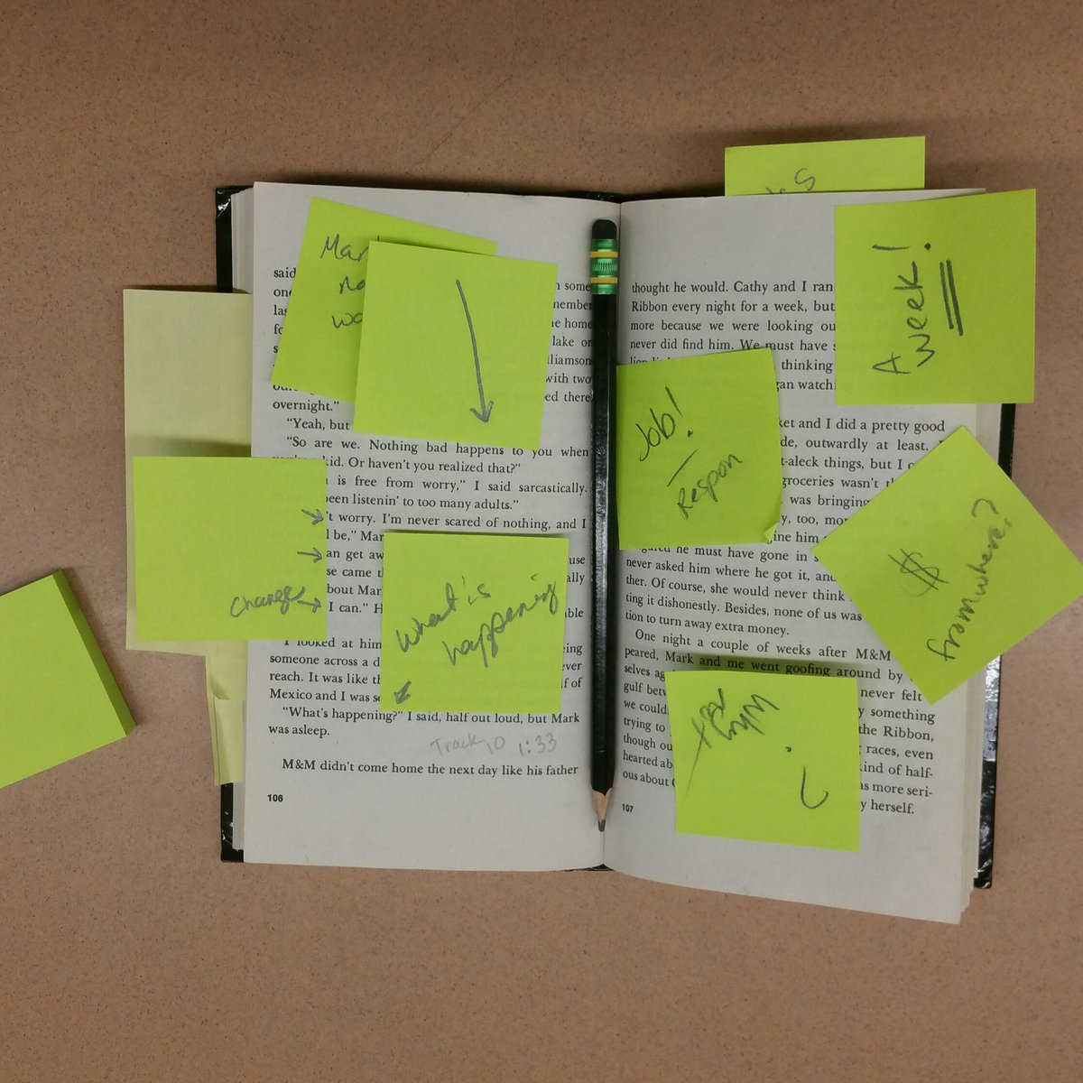 MsRounds's tweet image. Modeling one method of annotation for English 10. They get better each time they try. #annotationexamples #modelingexpectations #practice