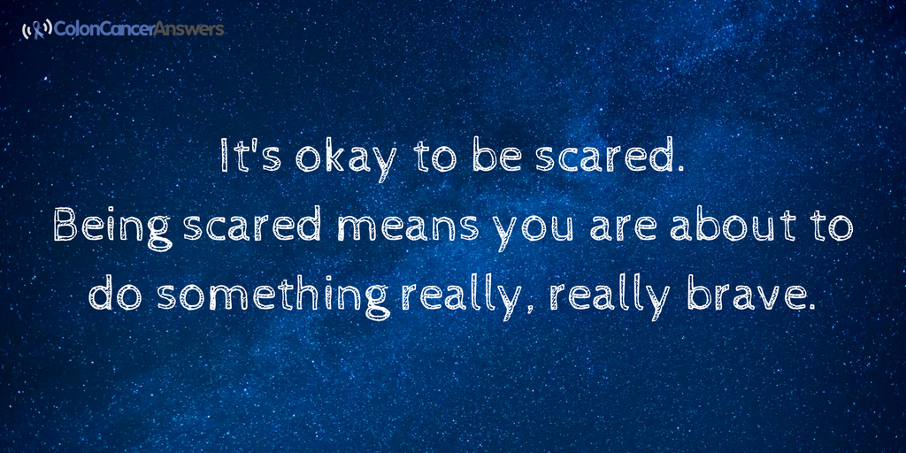 ColonCancerQA's tweet photo. When I am scared, I pull up this quote. #ColonCancer #Cancer https://t.co/Tf8jzgm59e