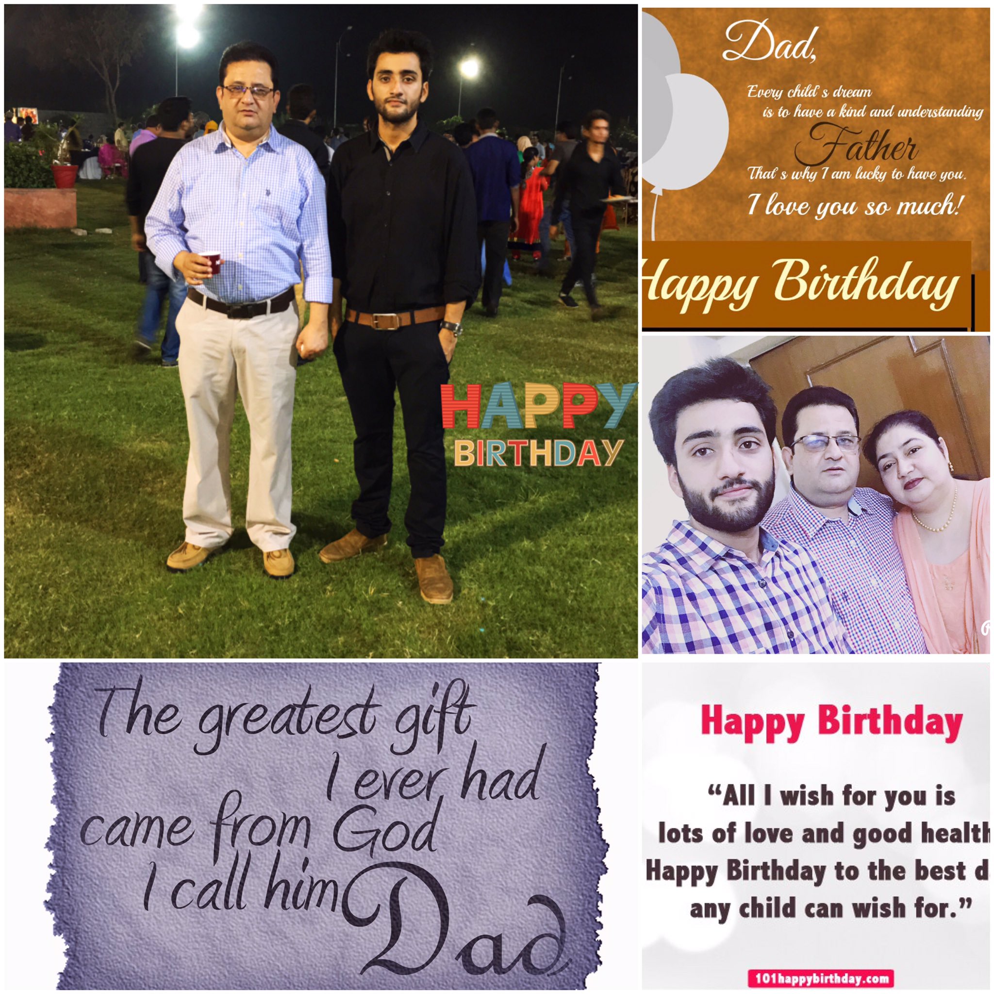 Happy birthday dad wishing you good health sales