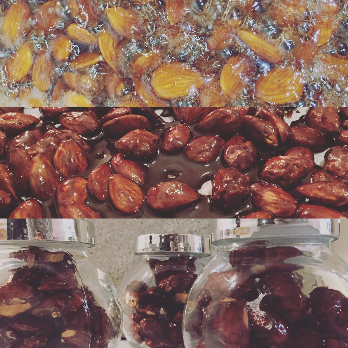 Gourmandises de Noël, Amande caramélisée 🌿#homemade #faitmaison #almond #amande #organic #bio #christmas #noel #rungismarket #rungis 🌲☃️