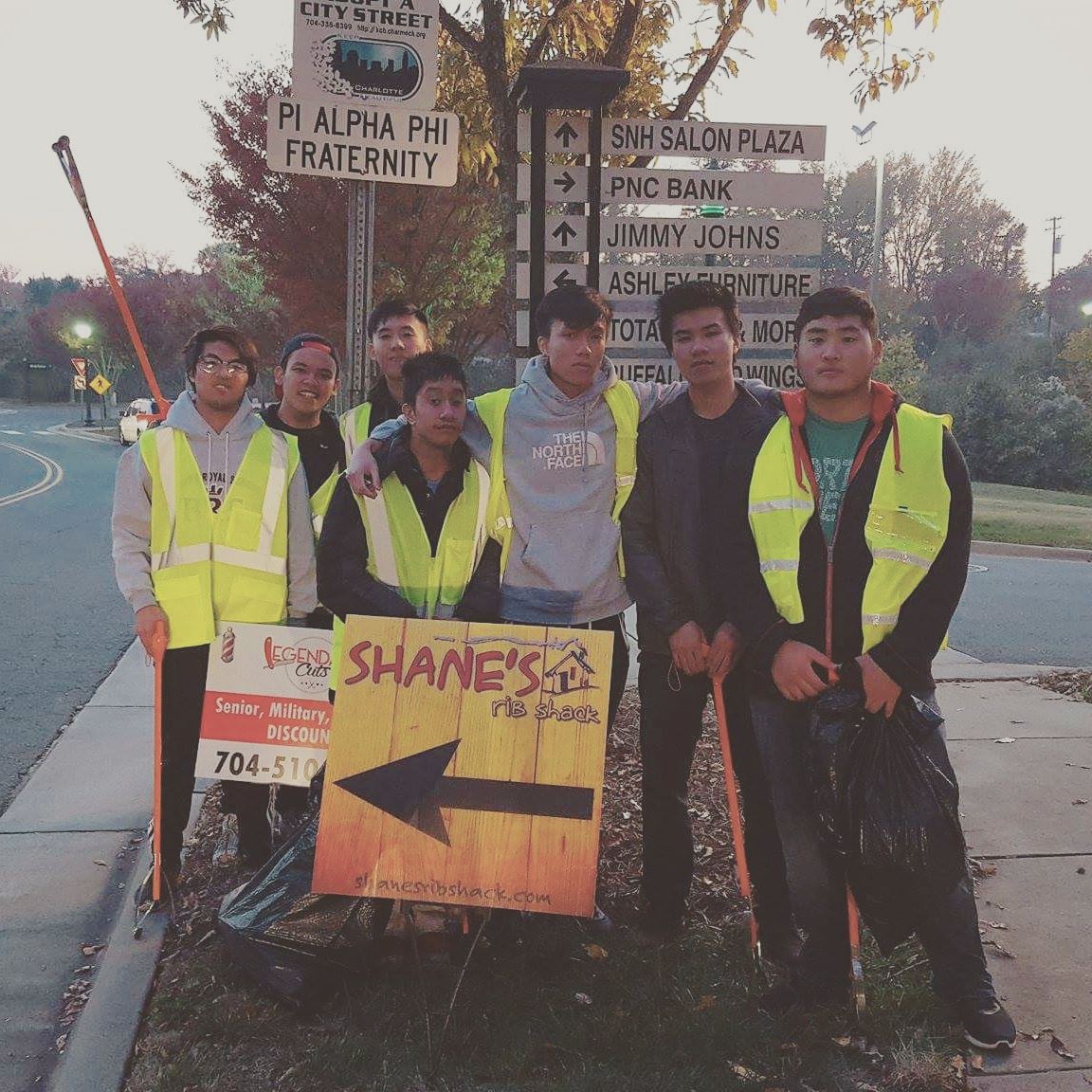 UNCC PAPhi strives to make a difference in the community by keeping our streets litter-free. Adopt-A-City Street and #KeepCharlotteBeautiful