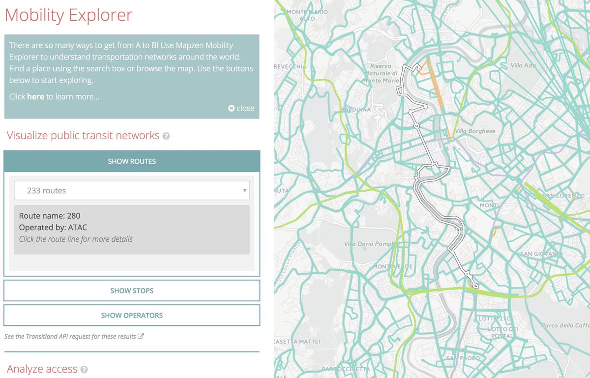 Mapzen tweet media