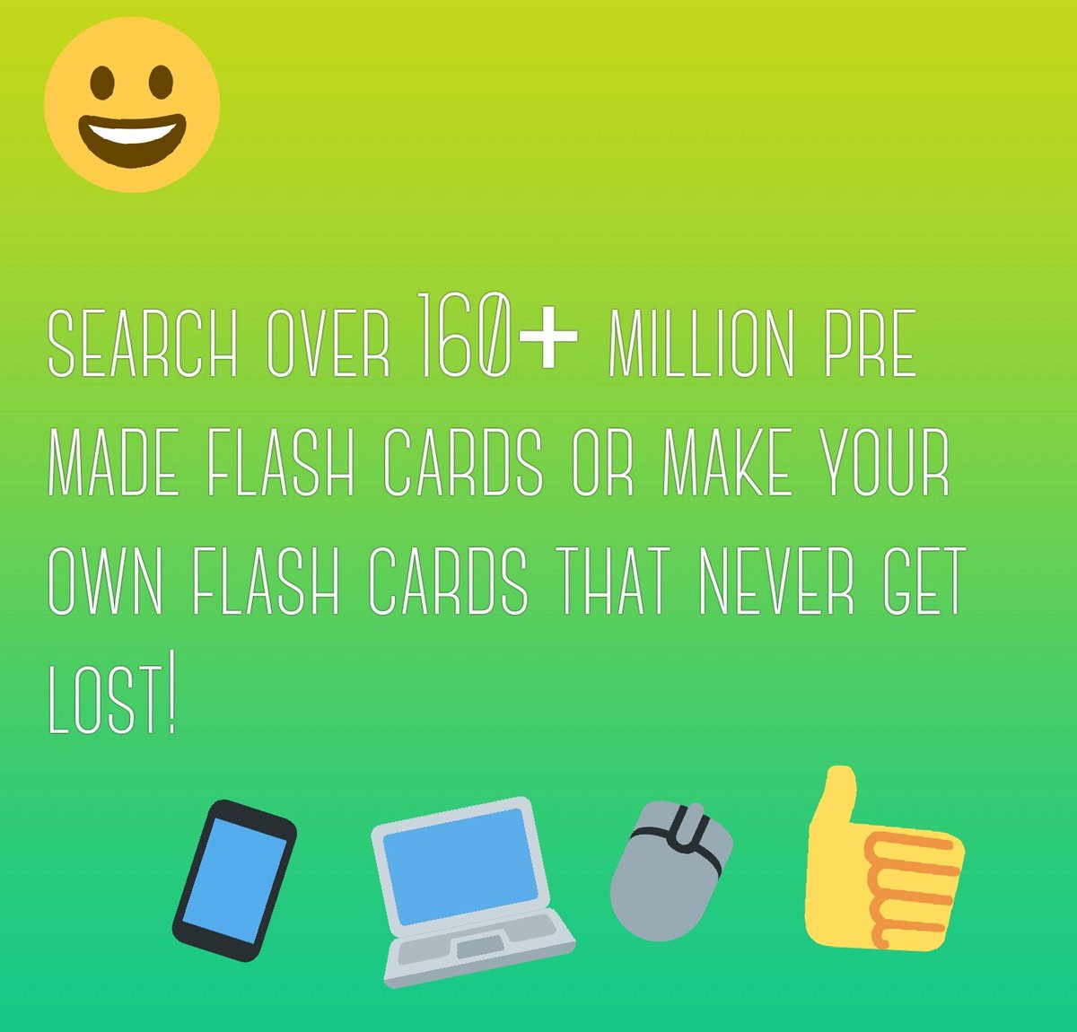 Need 2 study but find carrying flashcards cumbersome! Try Cram flash 🃏s the mobile version on the appstore or go to Cram.com
