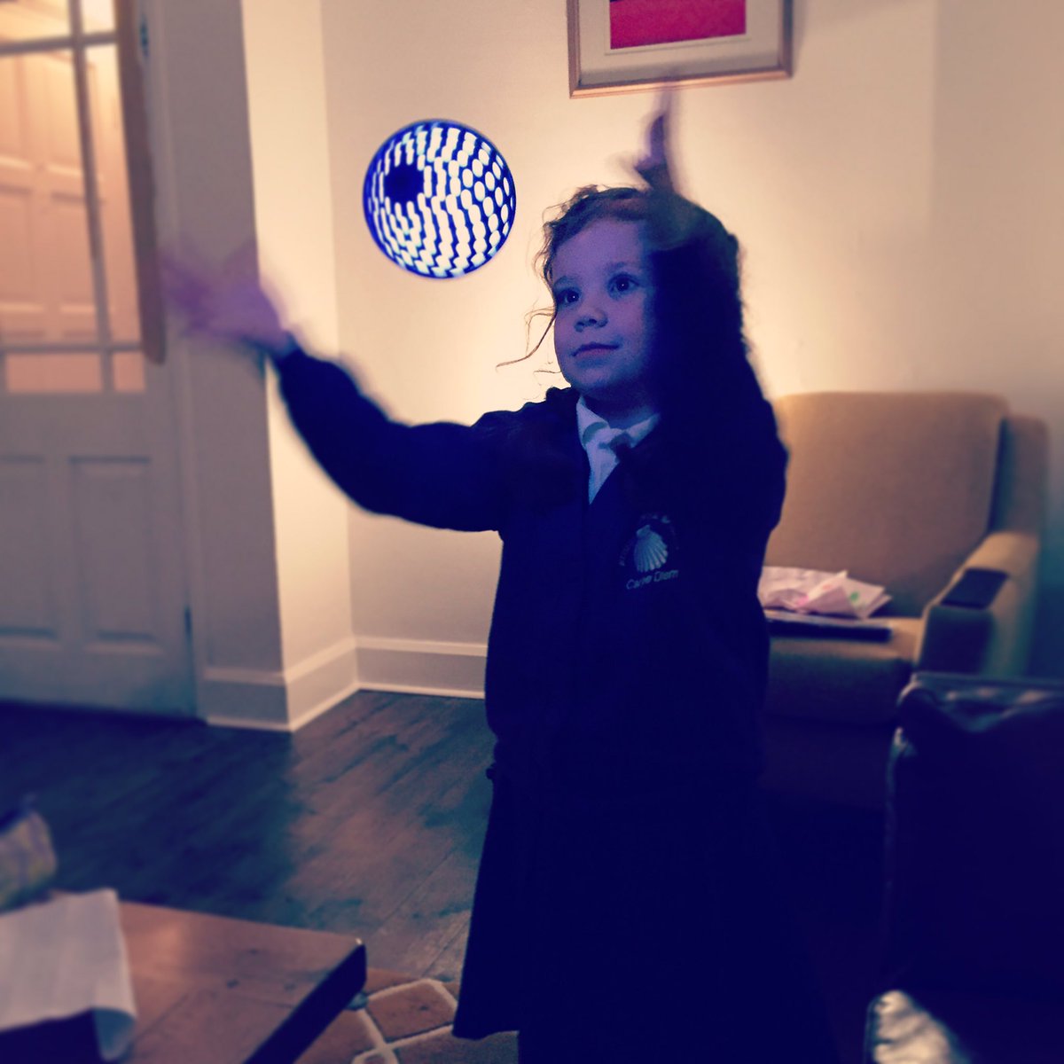 steve_p_uk's tweet image. Floey is loving the computer she can code and throw (and drop...and shake). Well done @hackaball #hackaball