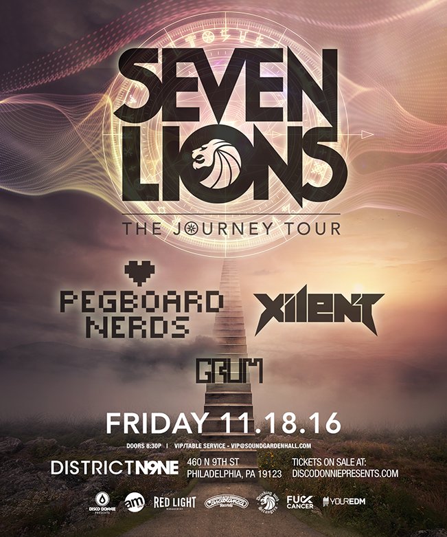 Tomorrow:
Going not on A journey ... but rather ...

THE JOURNEY

sevenlions2016phl.eventbrite.com