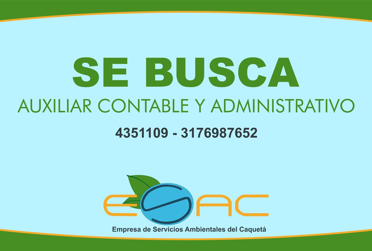 esacesp's tweet photo. ESAC S.A está buscando un auxiliar contable y administrativo.
Formulario: https://t.co/5ItJY00Tk6
#Empleo #ESAC https://t.co/haNKN8WtLs