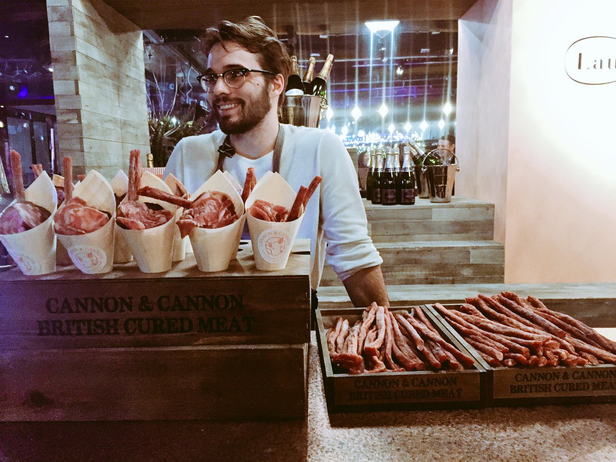 .<a href="/Meat_School/">Cannon & Cannon's</a> serving up the finest cured meats to go with @ChampagneLPUK #TasteofLondon